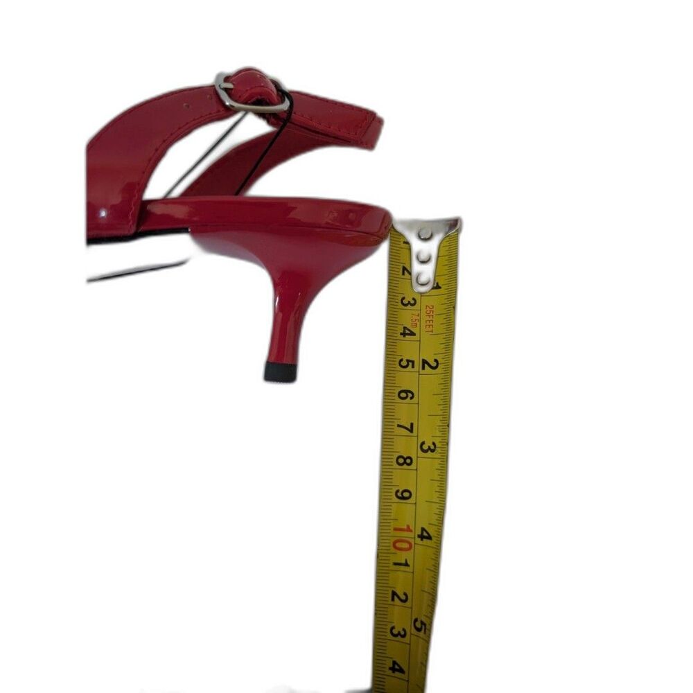 A New Day Women's Eleanor Heart Slingback Kitten Heels Red Size Various - Picture 5 of 6